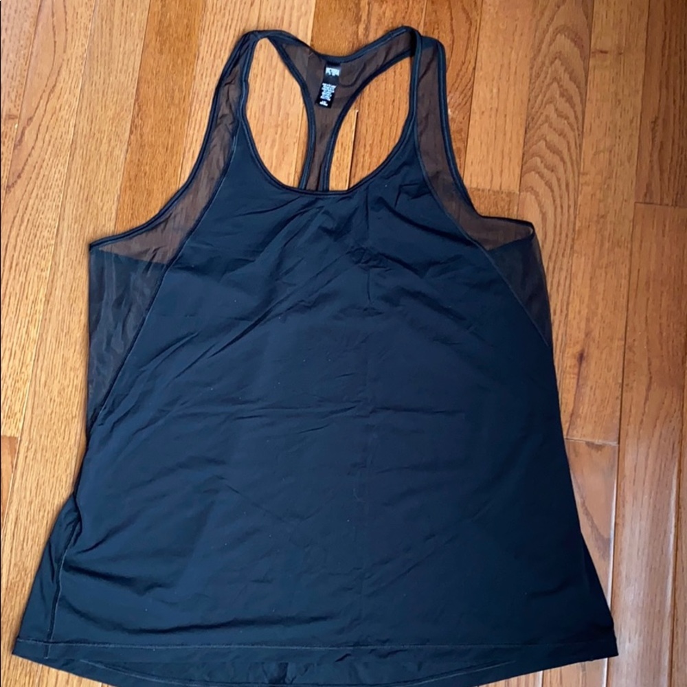 NWOT black Victoria sport tank top with mesh